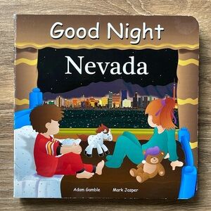 Good Night Nevada Children’s Location State Board Book By Adam Gamble VGC